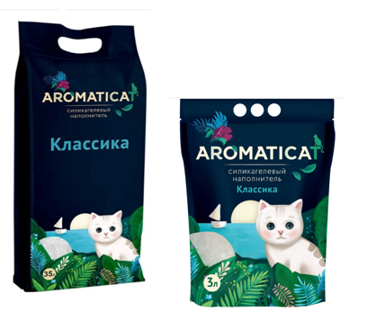 AromatiCat Силикагелевый наполнитель Классика, 3л 1.25 кг AromatiCat Силикагелевый наполнитель Классика, 3л 1.25 кг